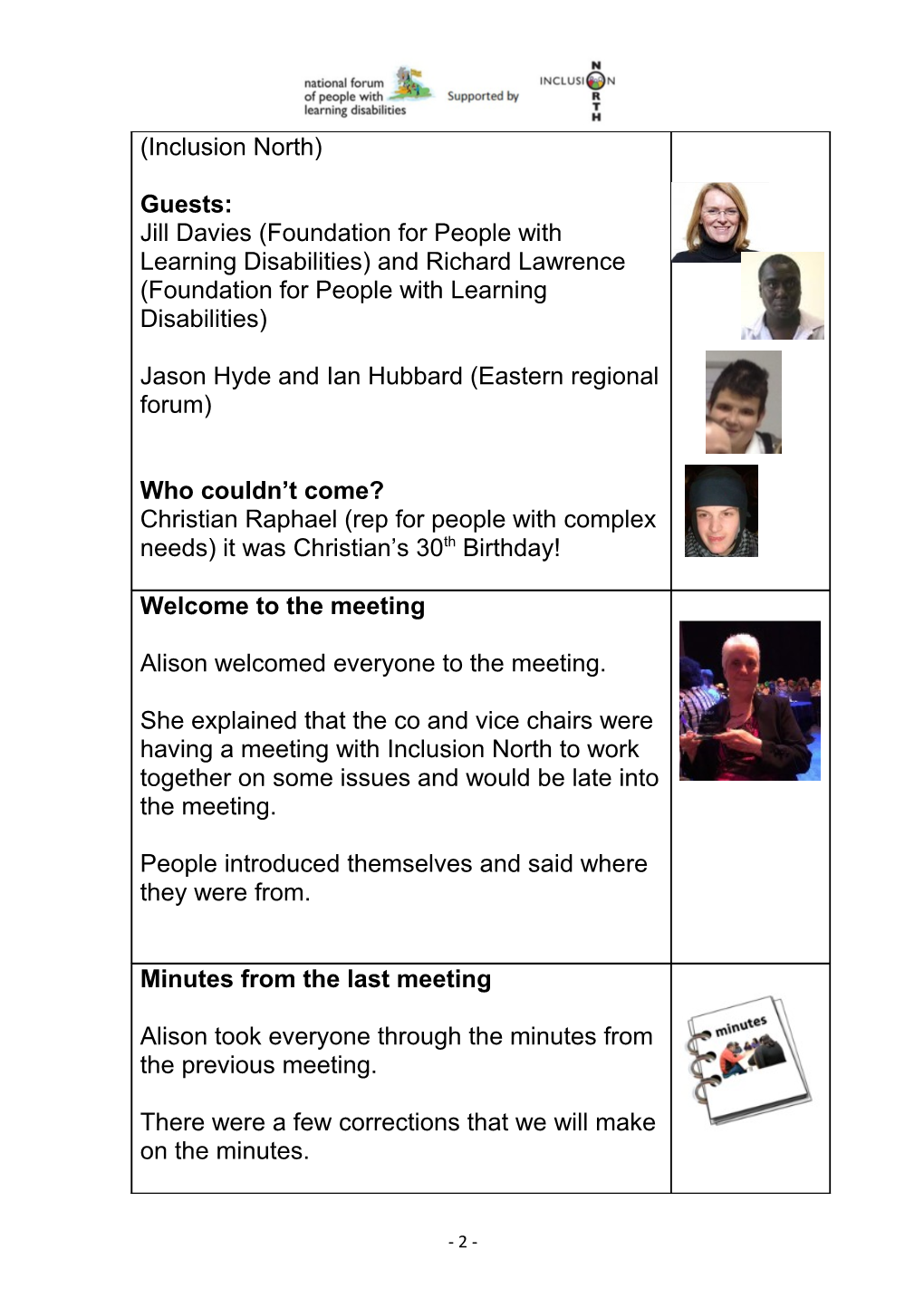 National Forum of People with Learning Disabilities