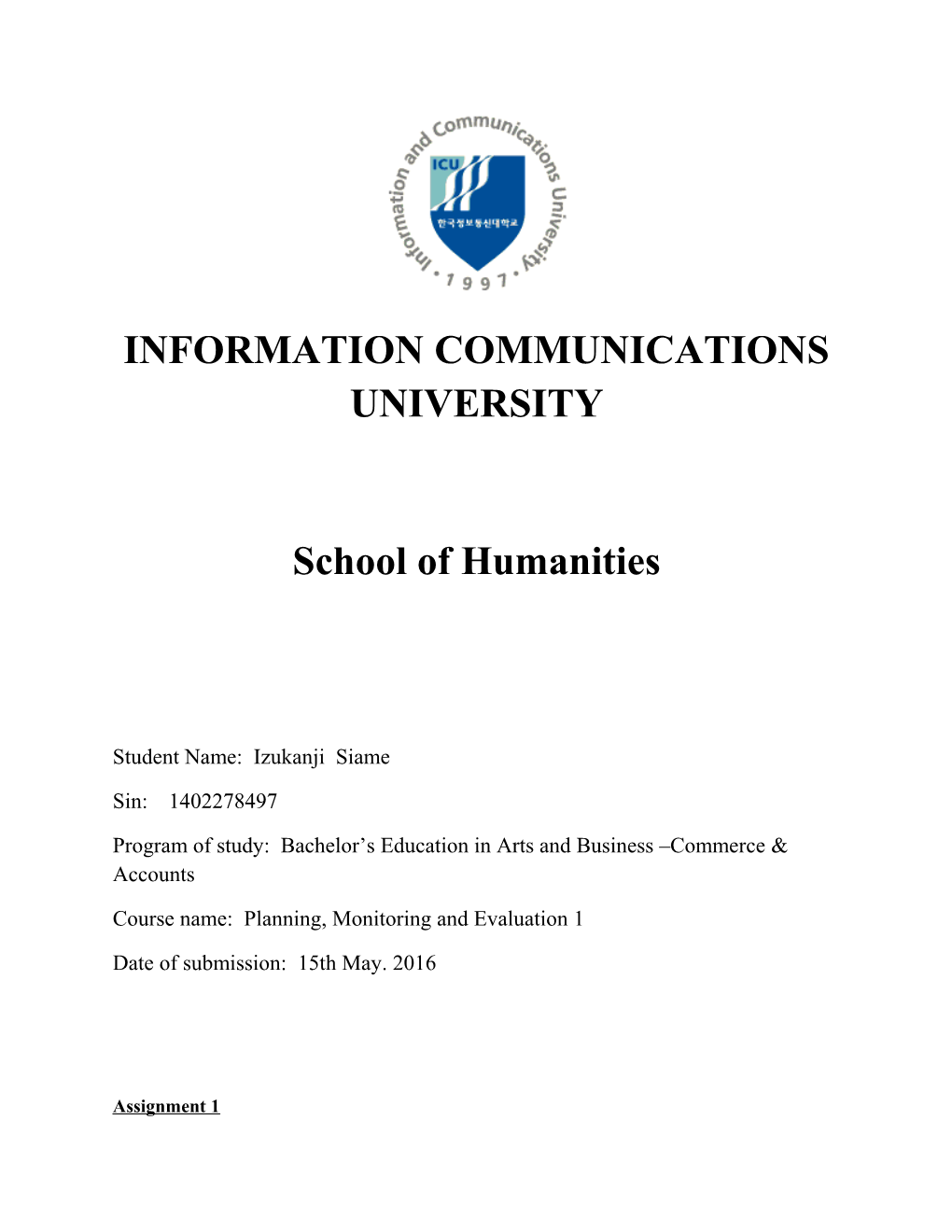 Information Communications University