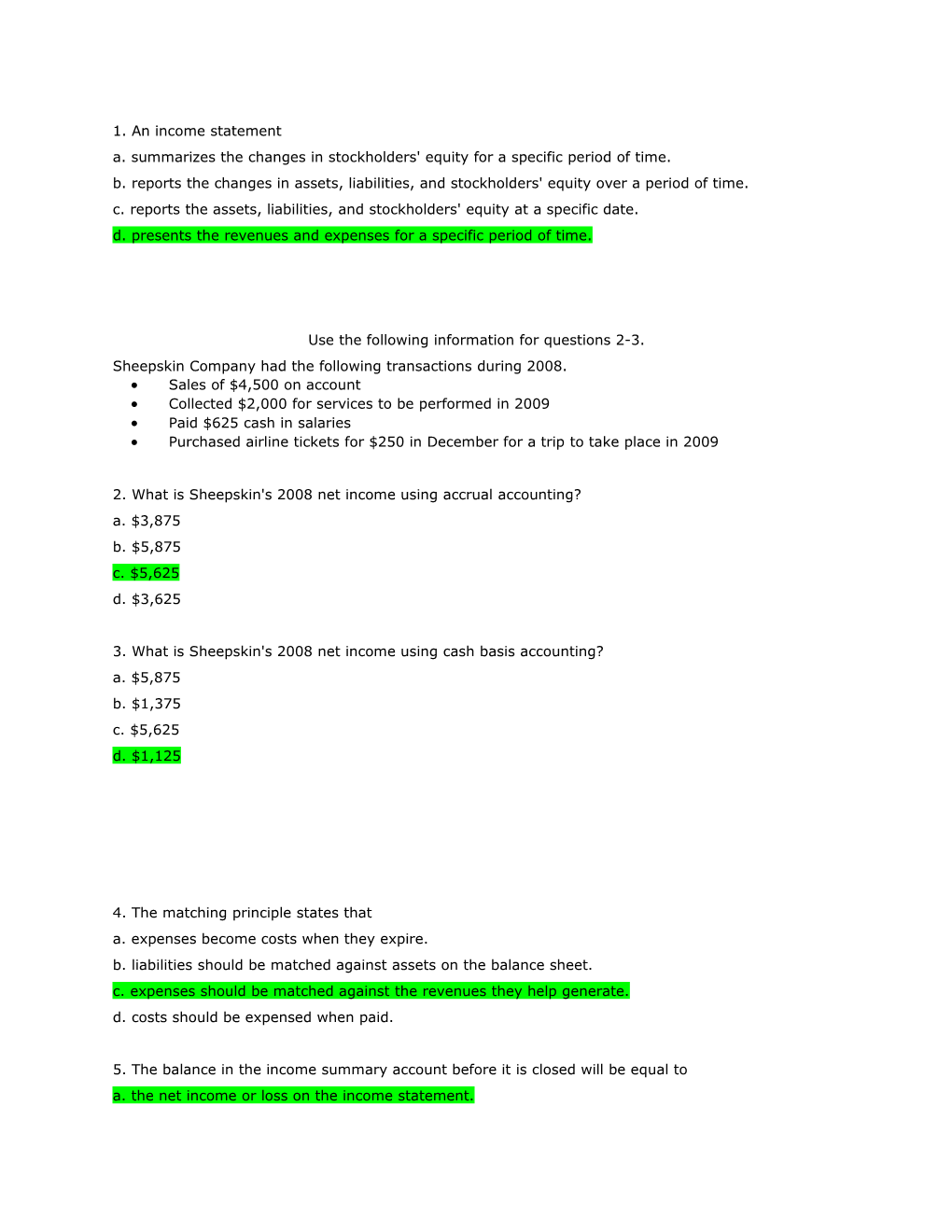 A. Summarizes the Changes in Stockholders' Equity for a Specific Period of Time