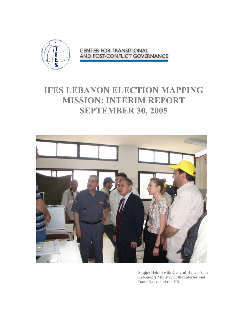 IFES Lebanon Electoral Assistance Program