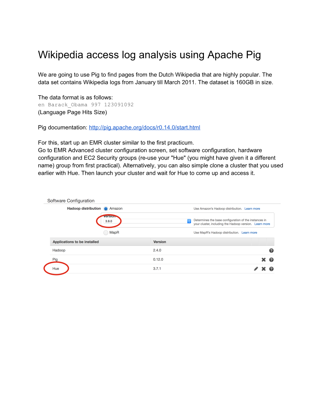 Wikipedia Access Log Analysis Using Apache Pig