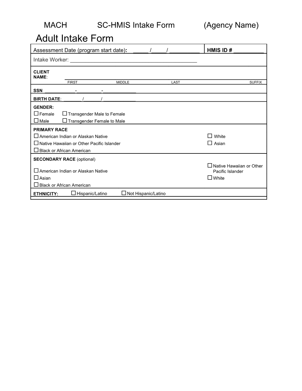 Notice of Uses and Disclosures for Minnesota S HMIS