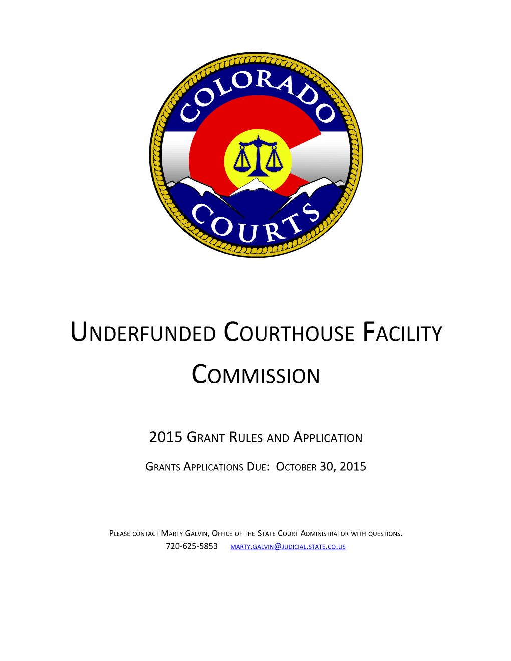 Underfunded Courthouse Facility Commission
