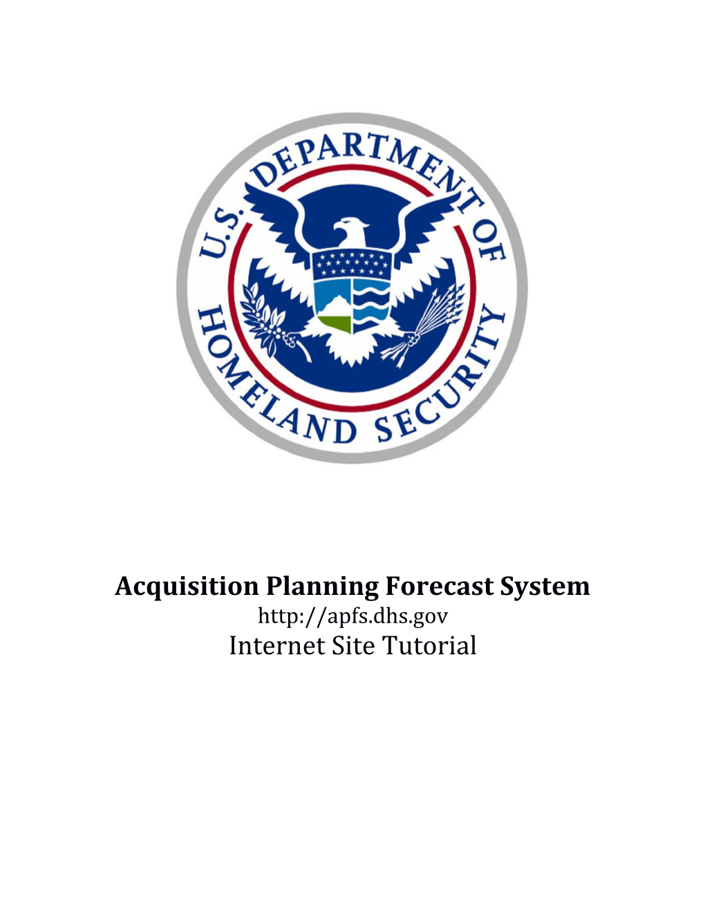 Acquisition Planning Forecast System