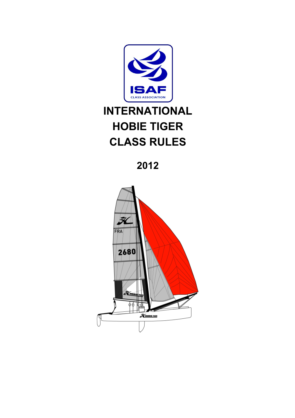 Hobie Tiger Class Rules 2012 1