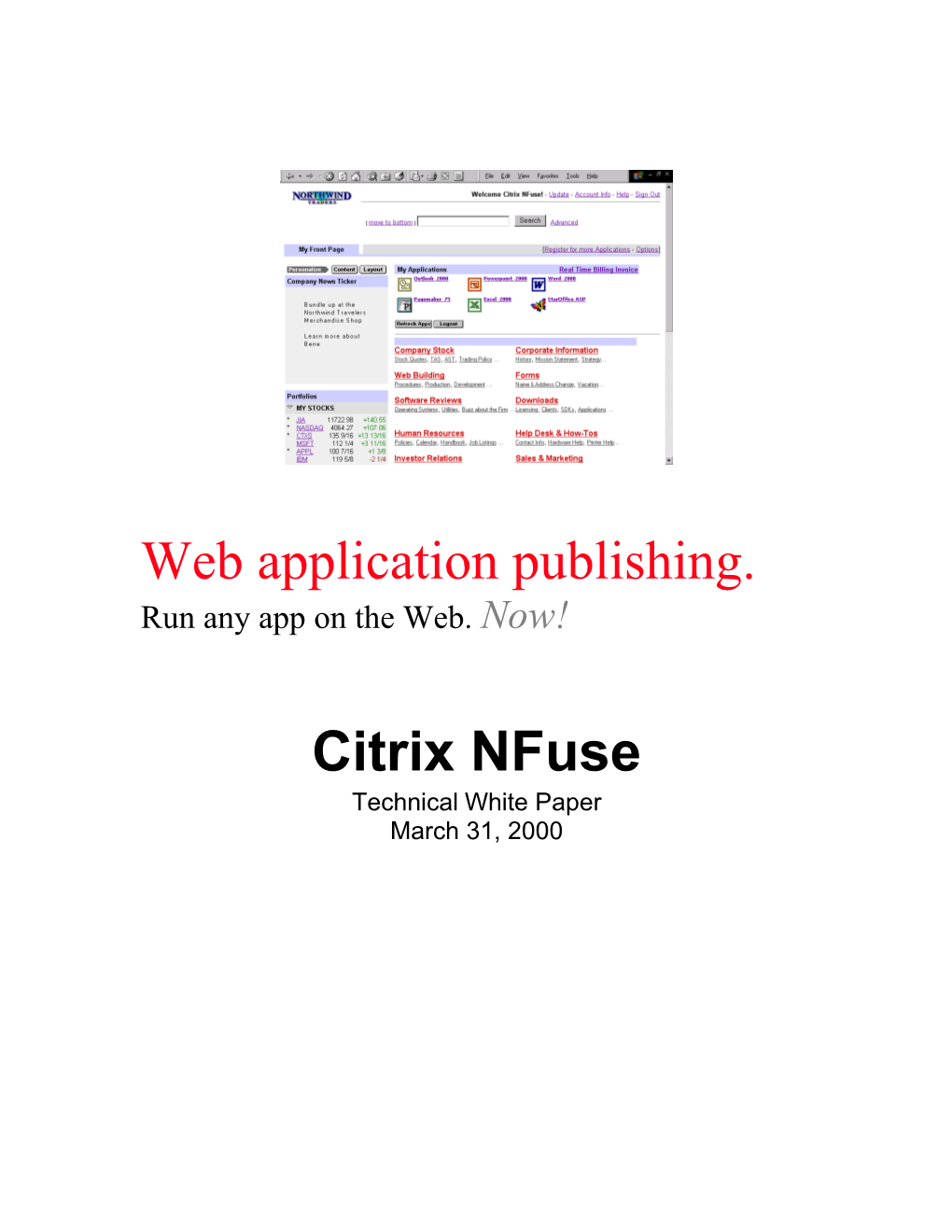 Citrix Nfuse Technical White Paper