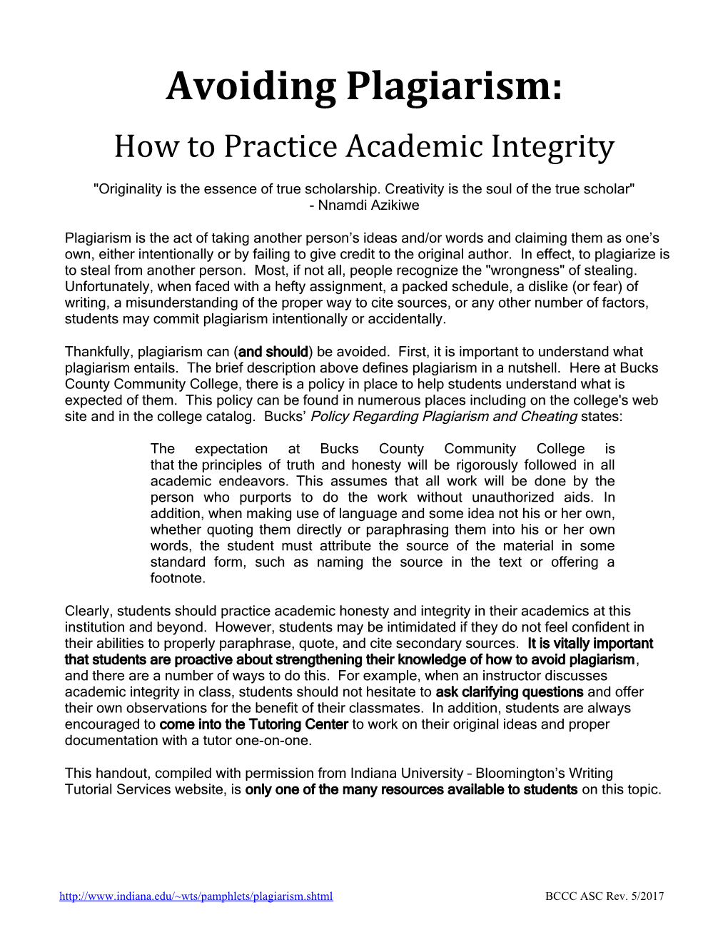 How to Practice Academic Integrity