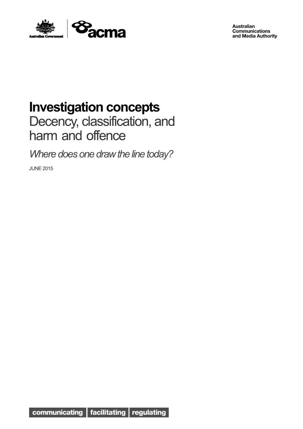 Investigation Concepts