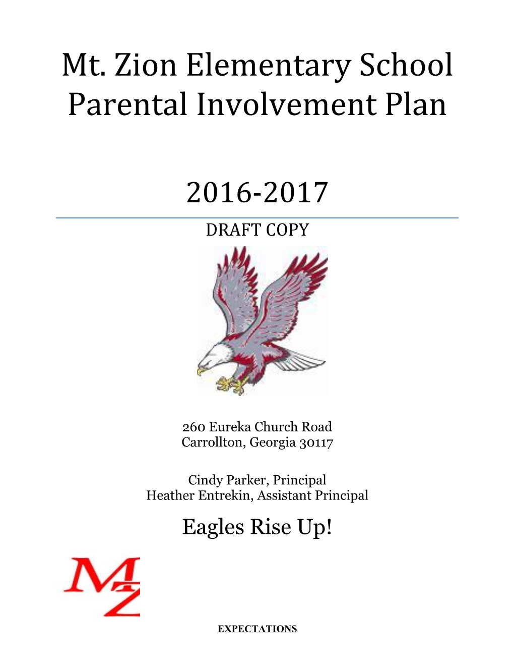 2016-2017 School Parental Involvement Policy