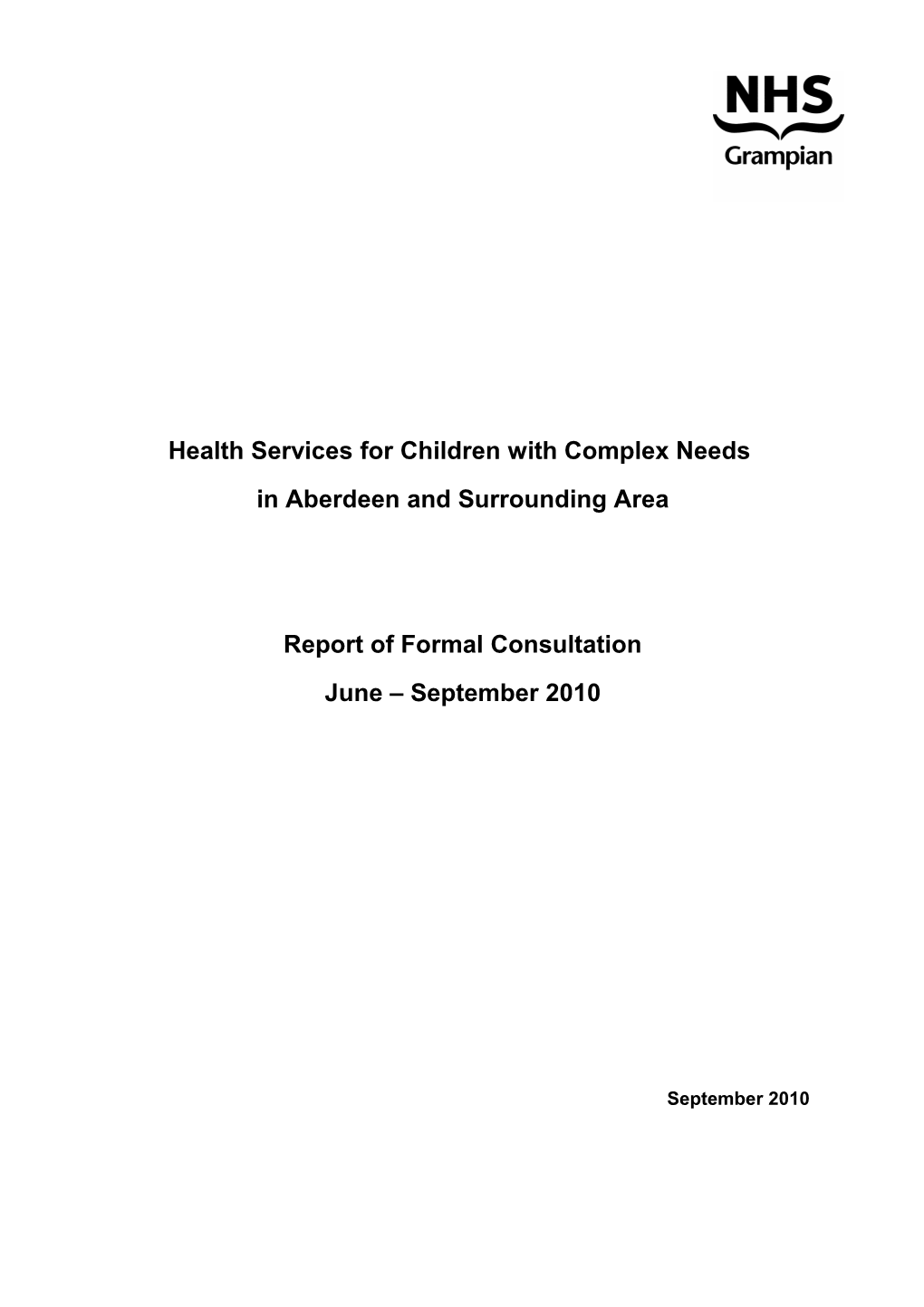 Item 5.2 for 5 Oct Health Services for Children with Complex Needs in Aberdeen City Doc