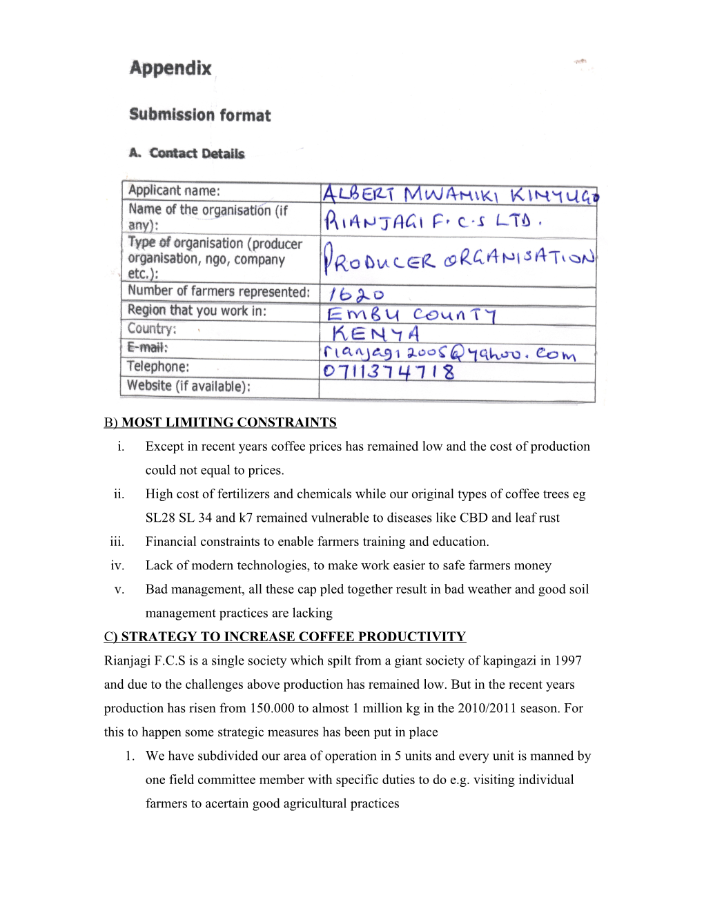 B) Most Limiting Constraints