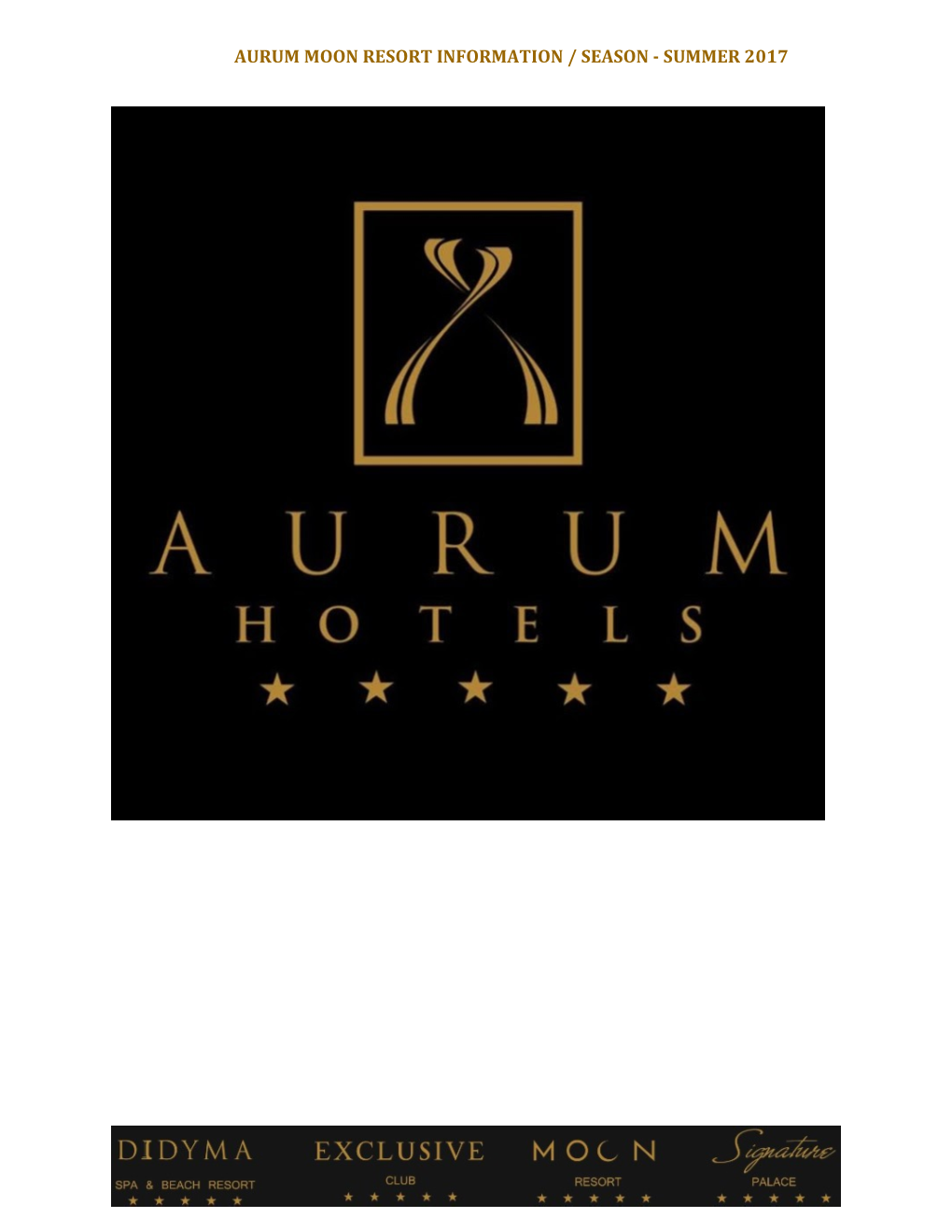 Aurum Moon Resort