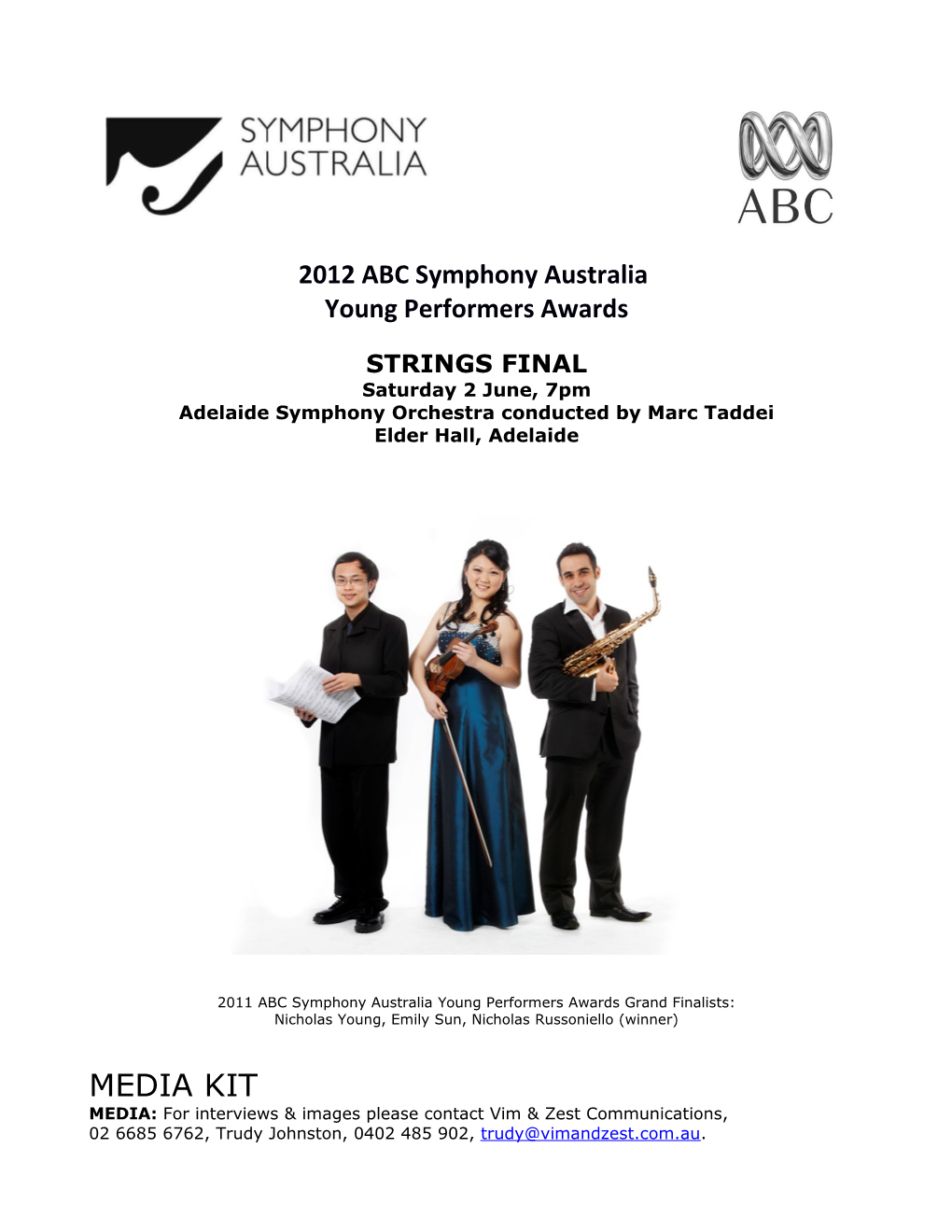 2012 ABC Symphony Australia