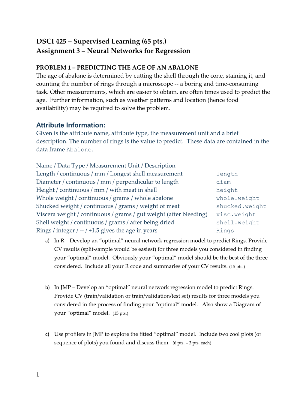 DSCI 425 Supervised Learning (65 Pts.)