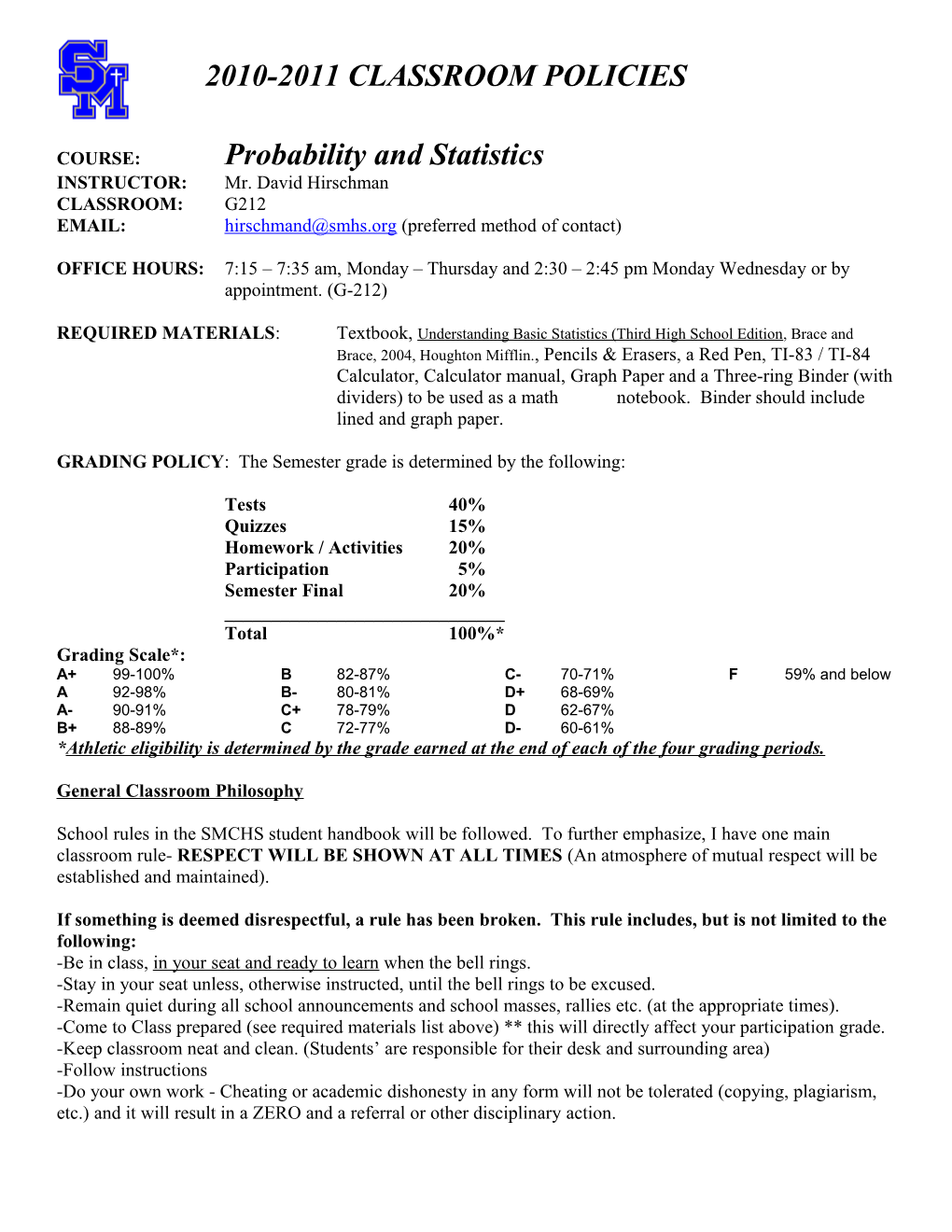 Course:Probability and Statistics
