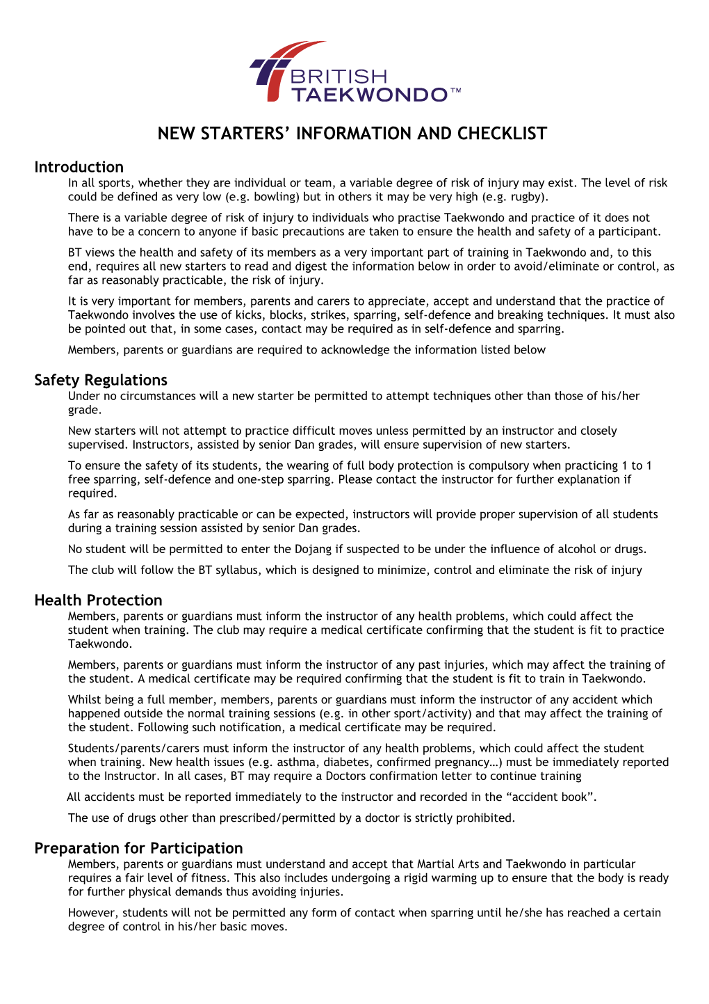 British Taekwondo Control Board (Wtf)