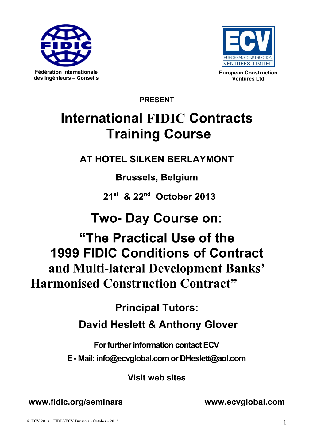 International Fidiccontracts