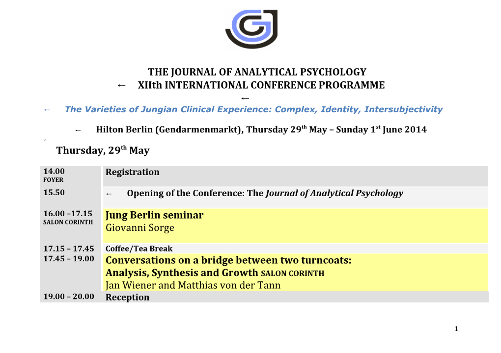 The Journal of Analytical Psychology
