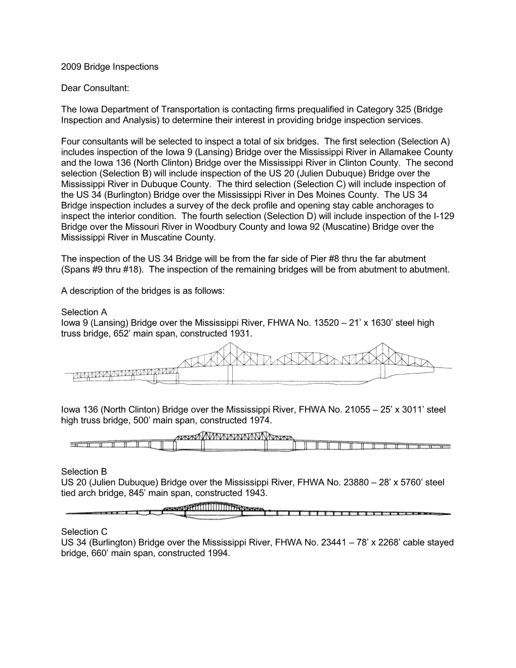 2009 Bridge Inspections