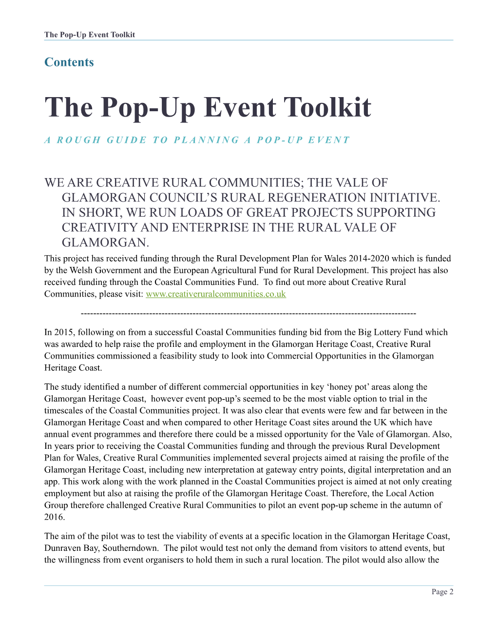 Pop up Event Toolkit English Web Version