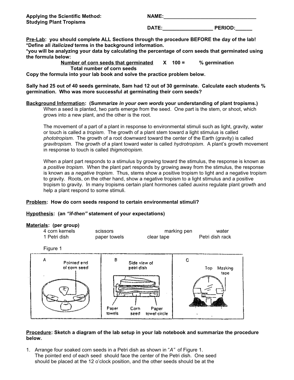 Lab: Applying the Scientific