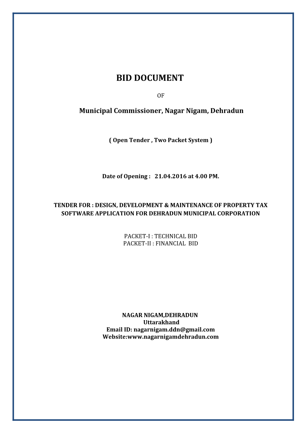 Selection of Consulting Agency for Study, Design & Implementation of Chief Minister S Dashboard