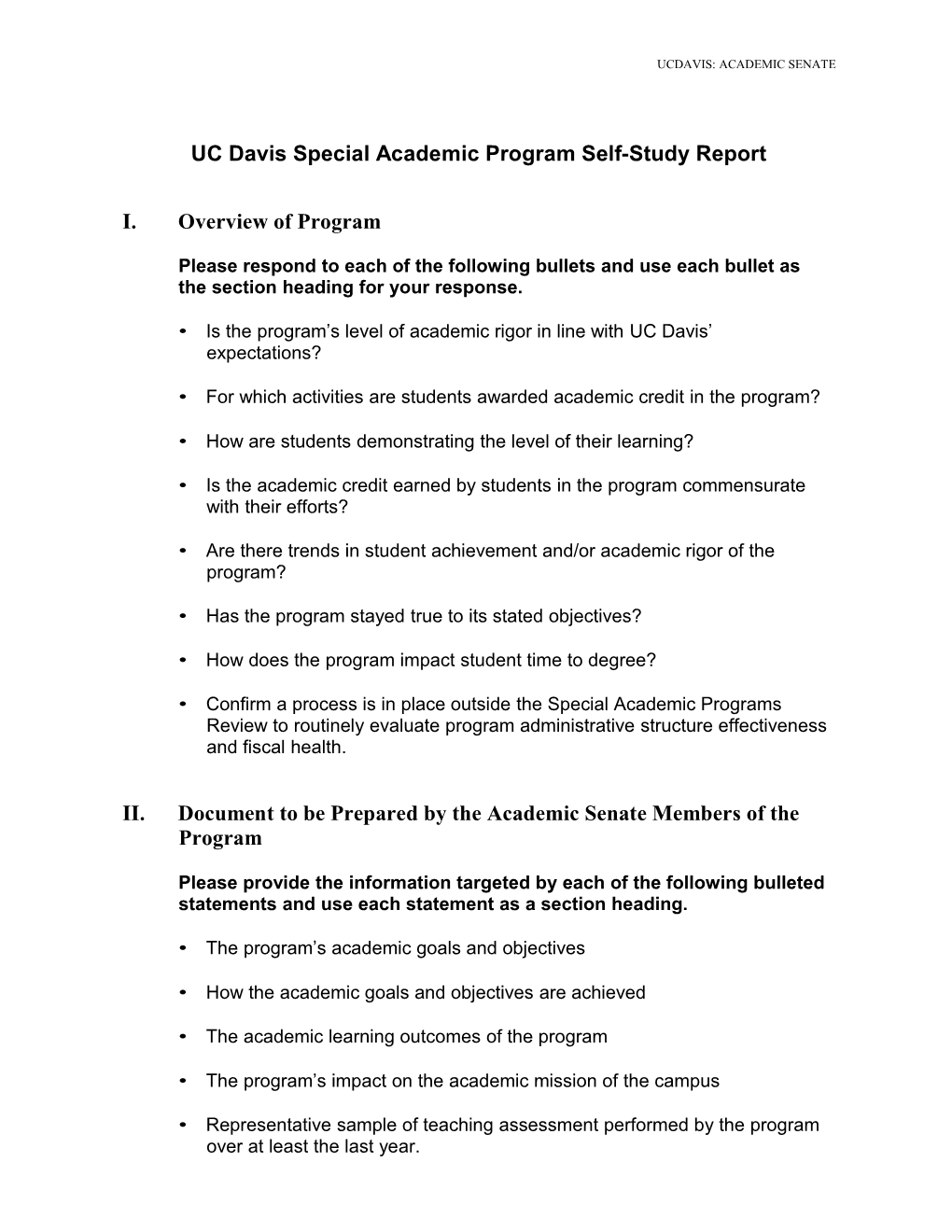 Ucdavisspecialacademicprogramself-Studyreport