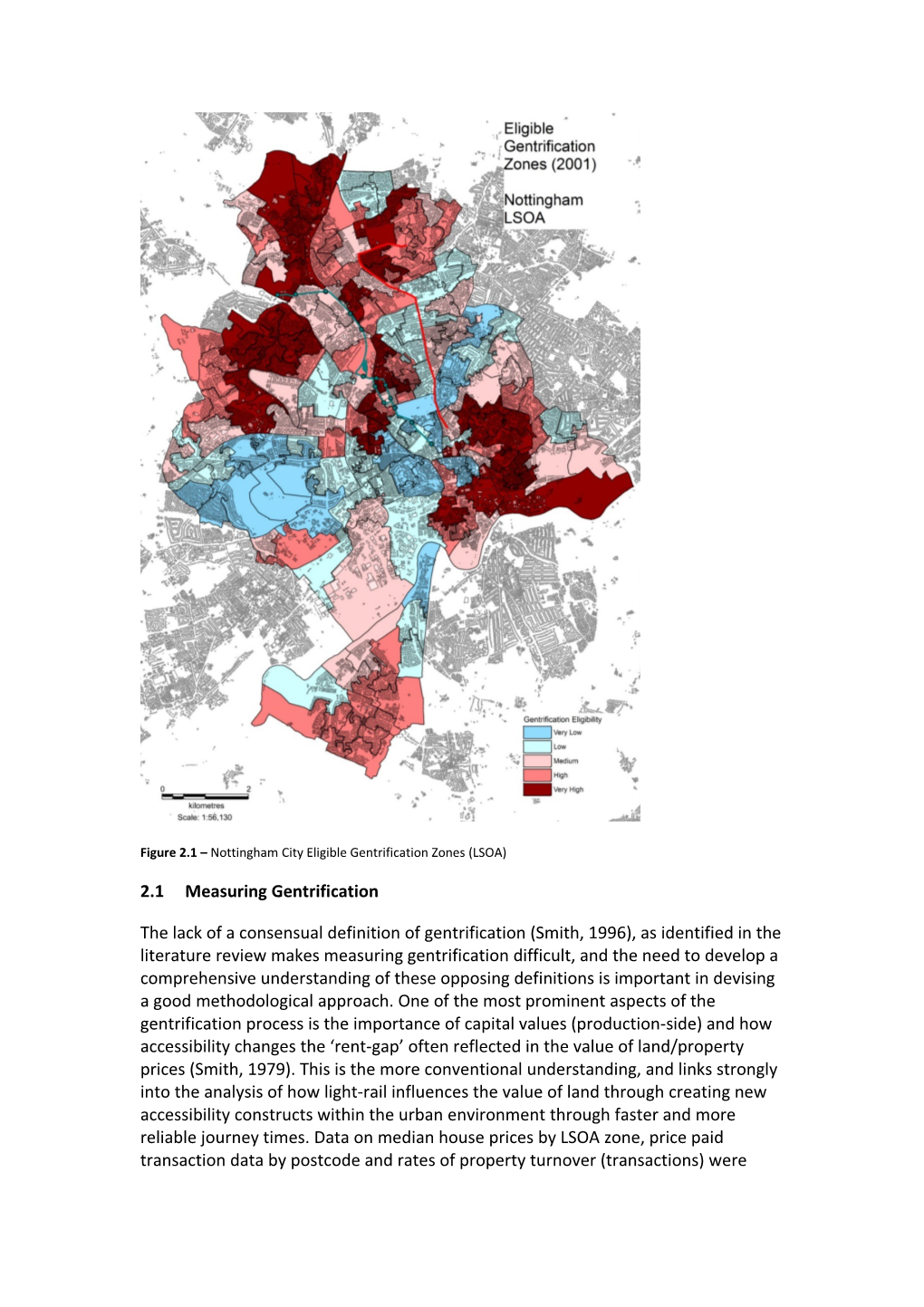 Evaluating the Impact of Light-Rail on Urban Gentrification: Quantiative Evidence From