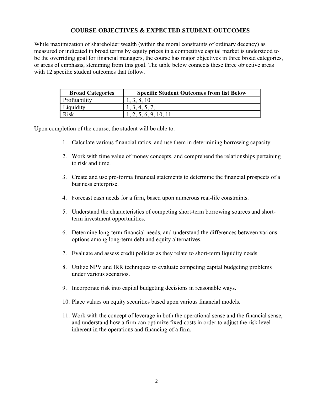 FIN 405-All IAV Sections: CASE PROBLEMS in MANAGERIAL FINANCE
