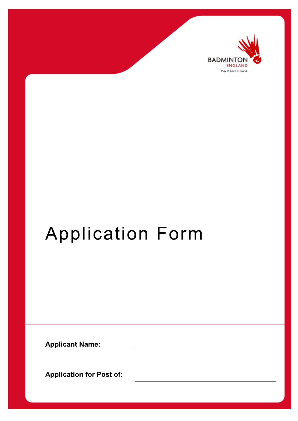 BEFORE COMPLETING THIS FORM Please Read the Guidance Notes Applying for a Job
