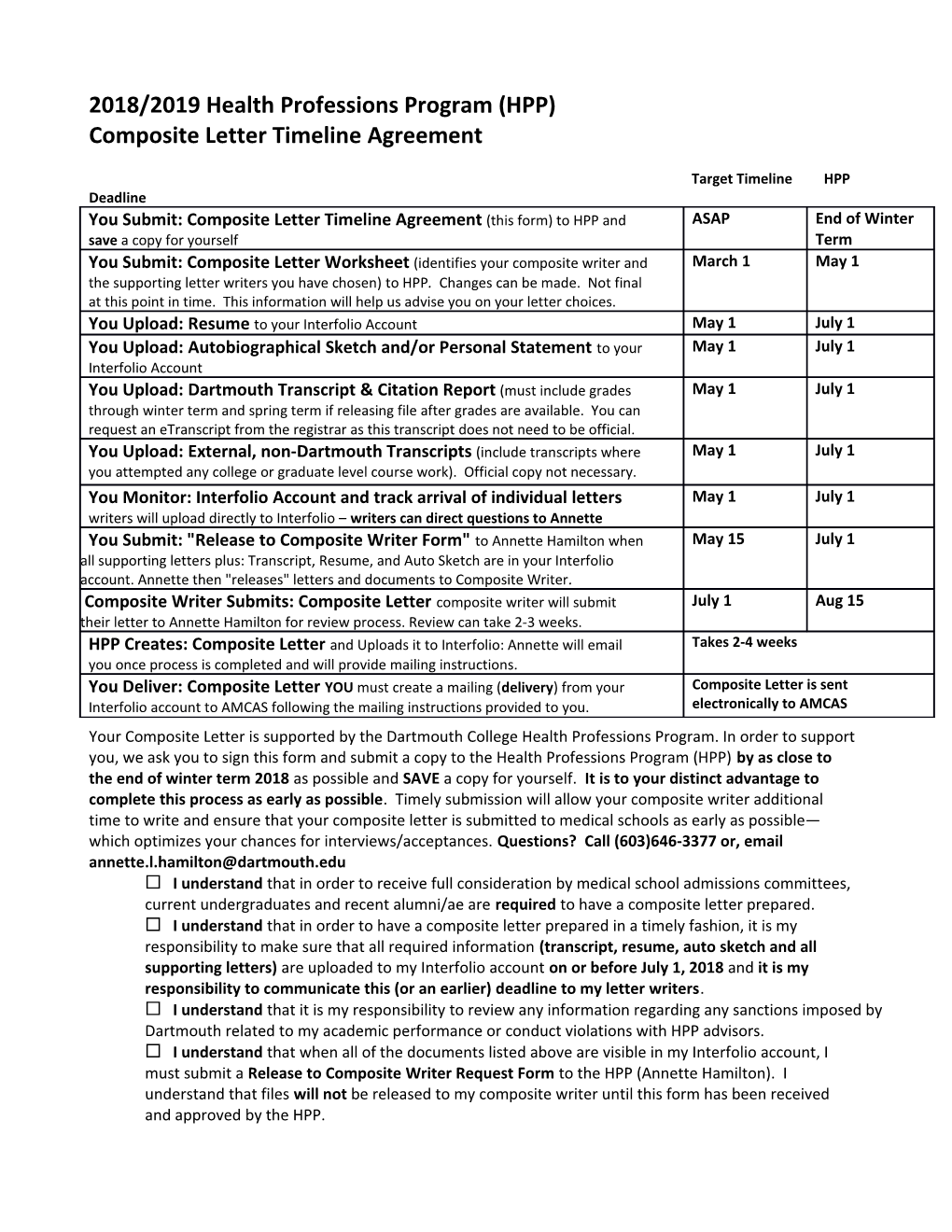 The Credential File for Medical School Applicants