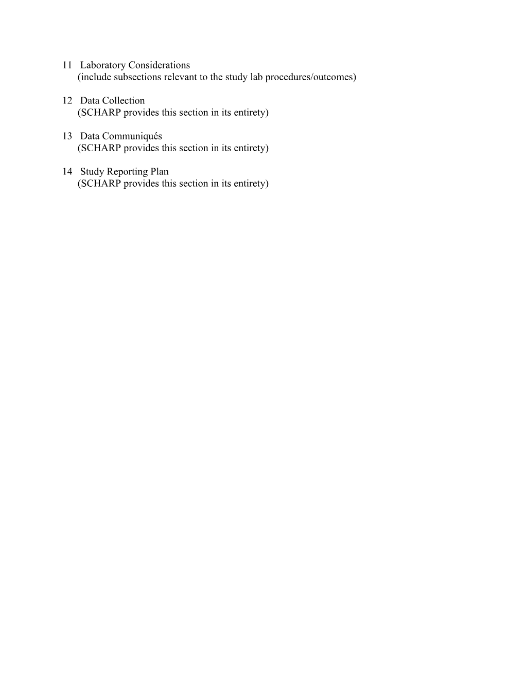 Template Table of Contents for HPTN Study-Specific Procedures Manual