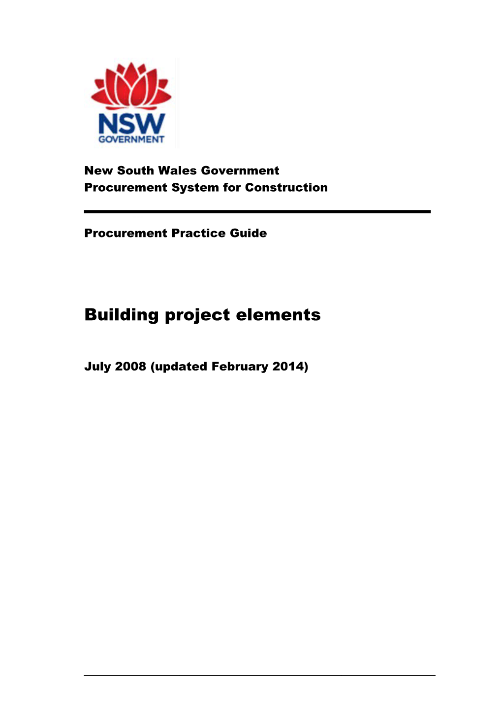 Building Project Elements