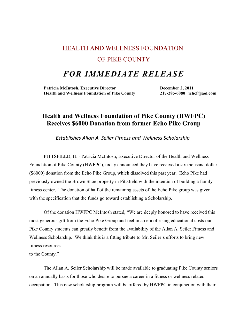 Illini Community Healthcare Foundation