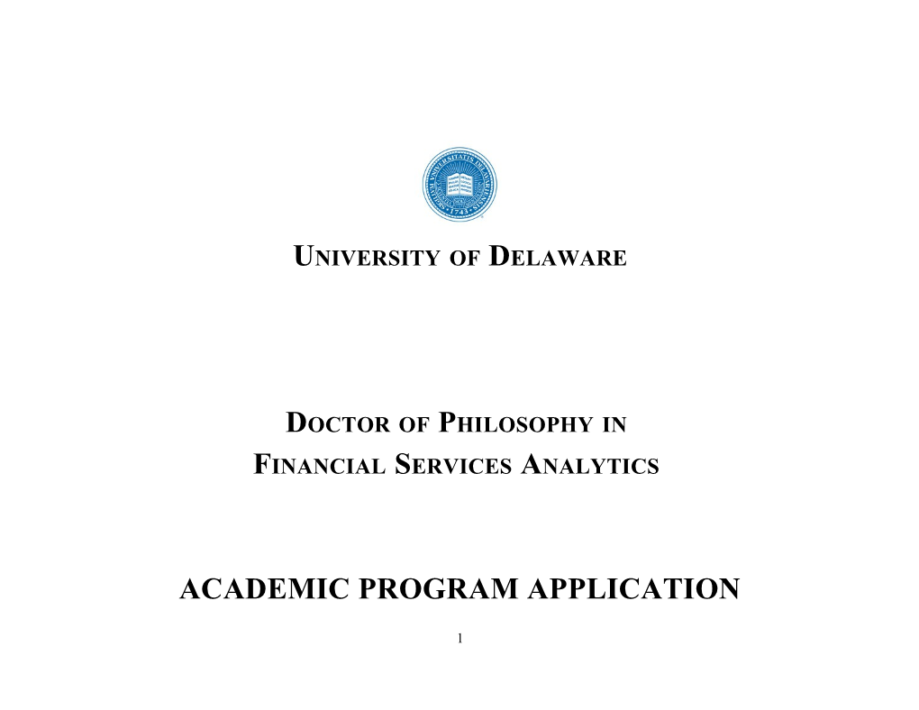 Program Policy Statement Template for Graduate Programs