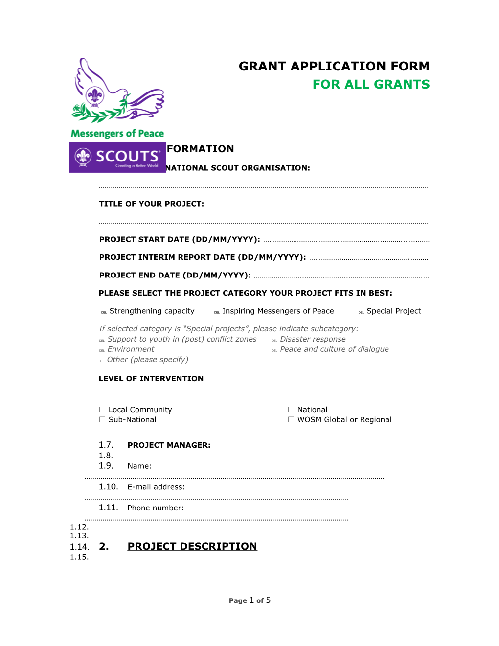 Name of Your National Scout Organisation