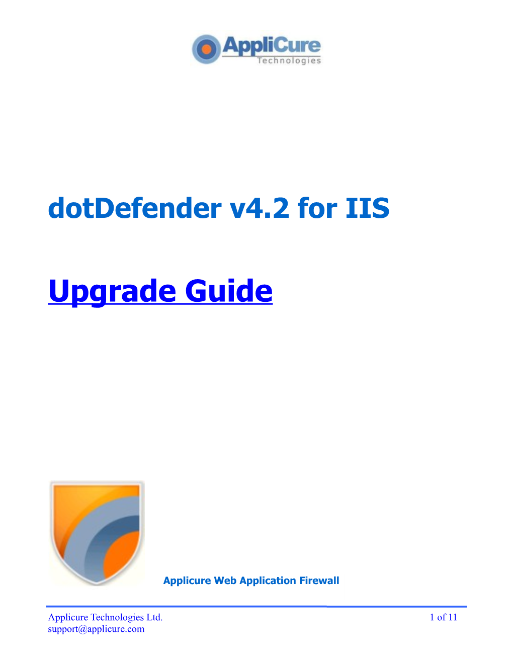 Dotdefender V4.2 for IIS