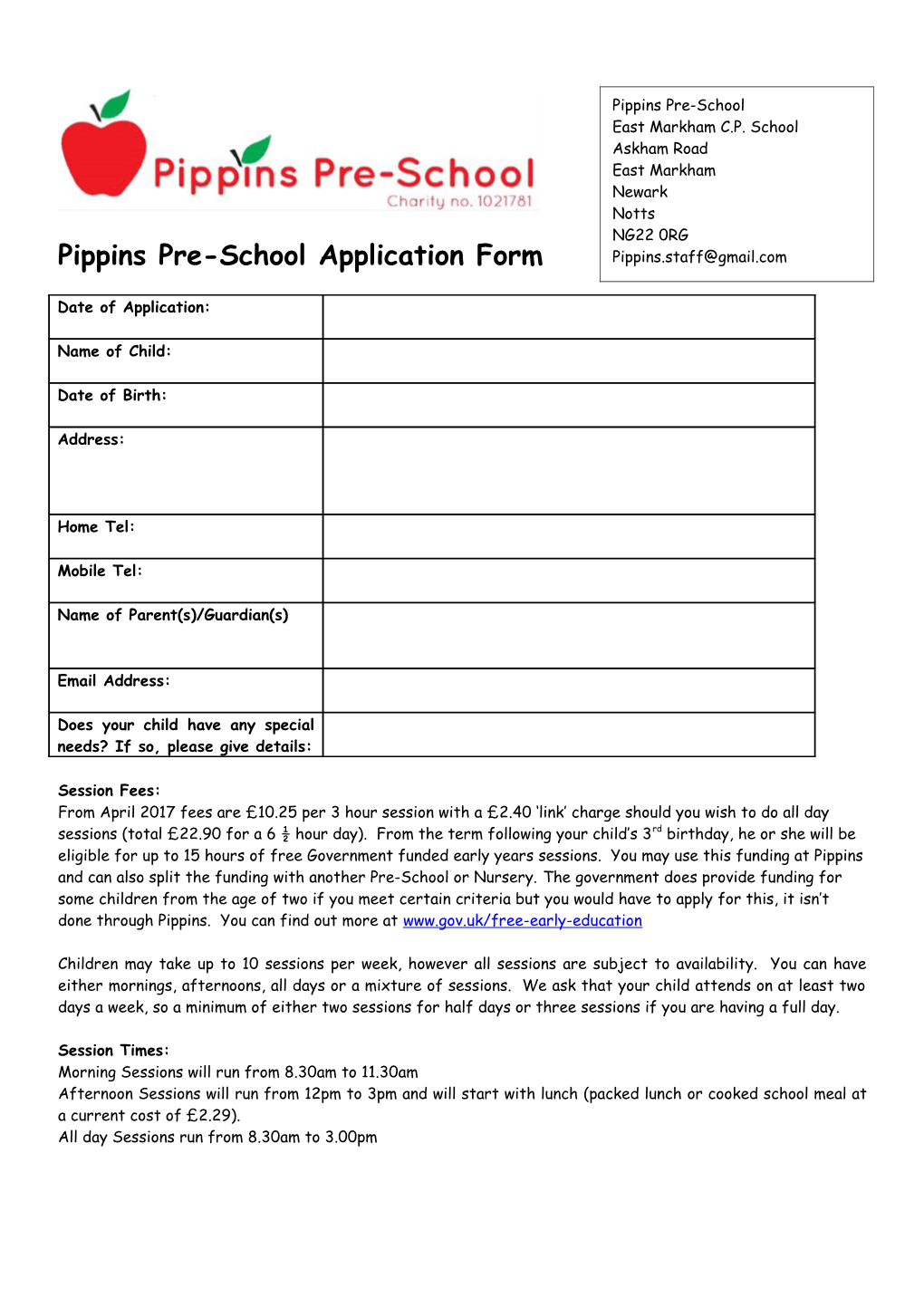 Pippins Pre-School