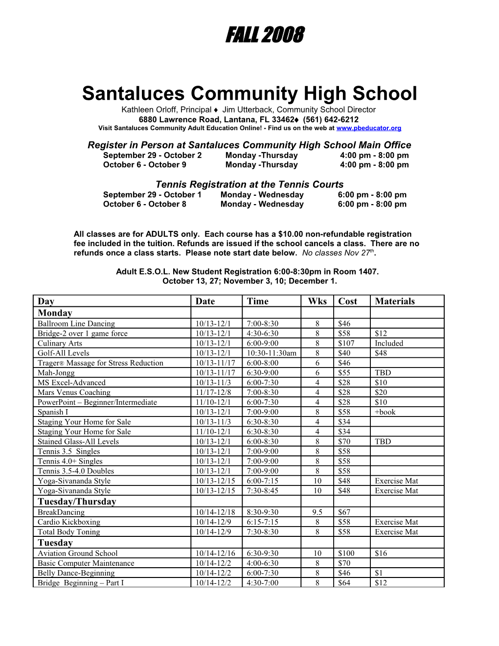 Santaluces Community High School