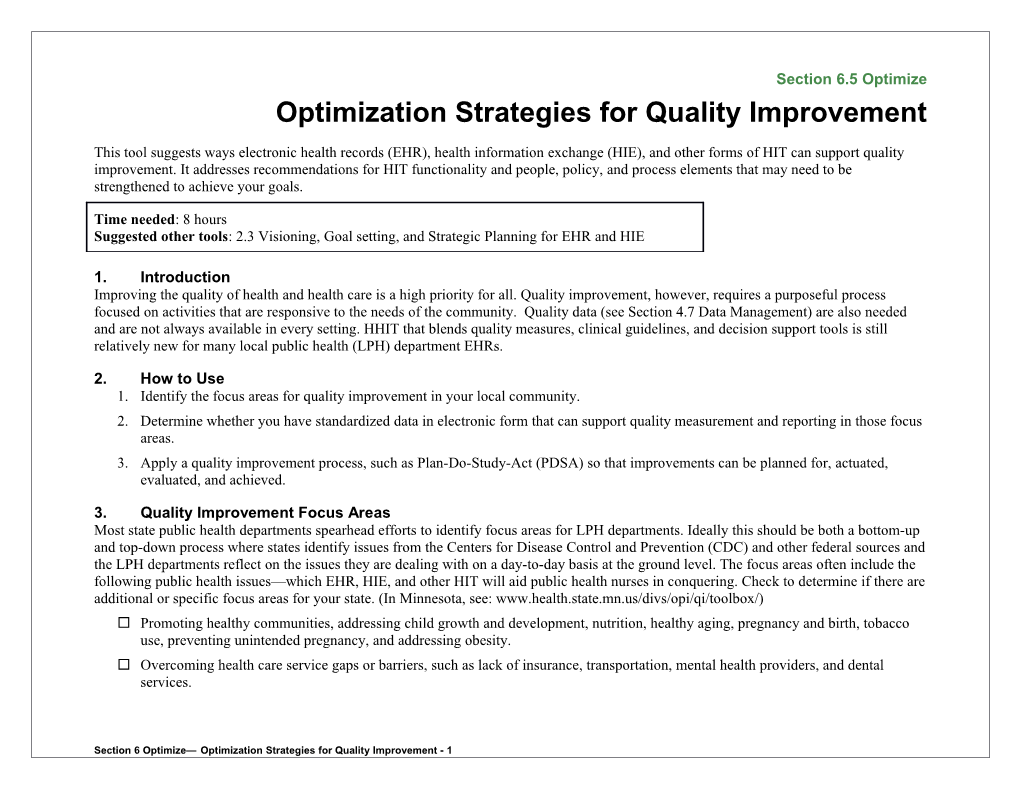 6 Optimization Strategies for Quality Improvement