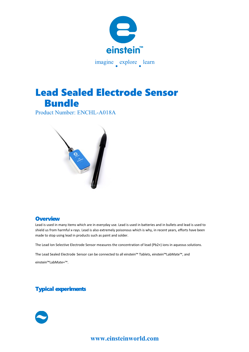 Lead Sealed Electrode Sensor Bundle