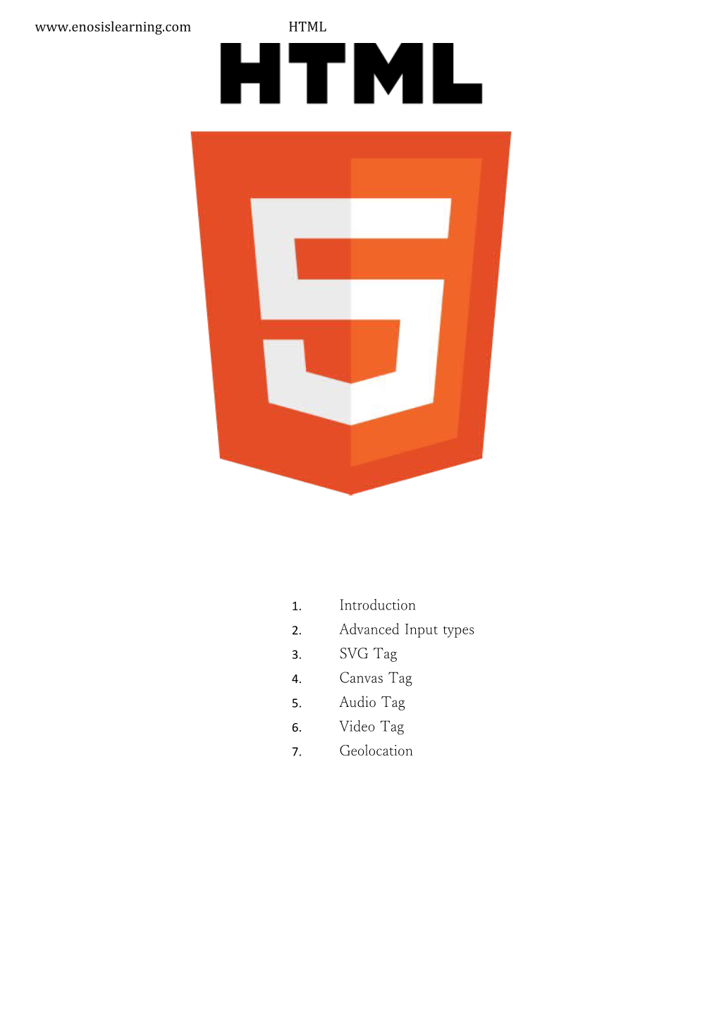 New HTML 5 Elements