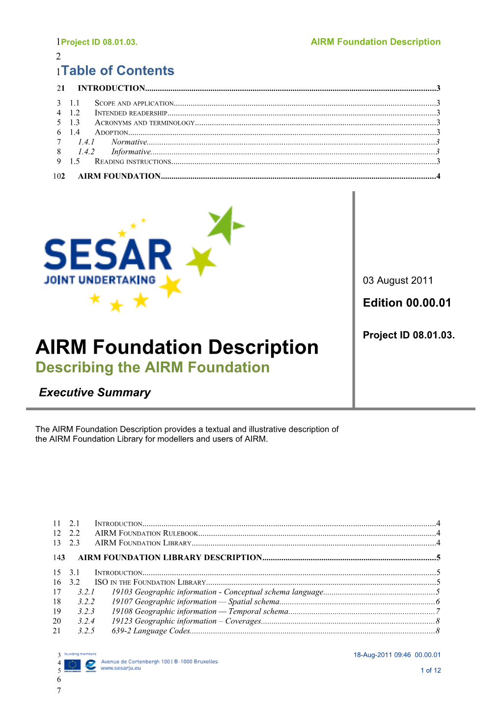 AIRM Foundation Description