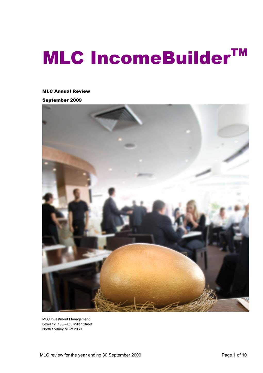 MLC Annual Review