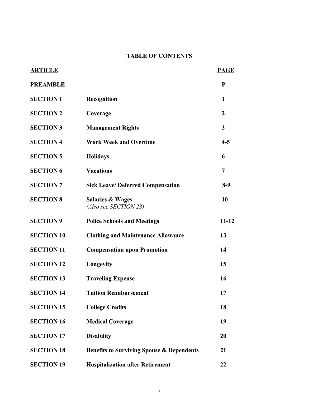 SECTION 4Work Week and Overtime 4-5