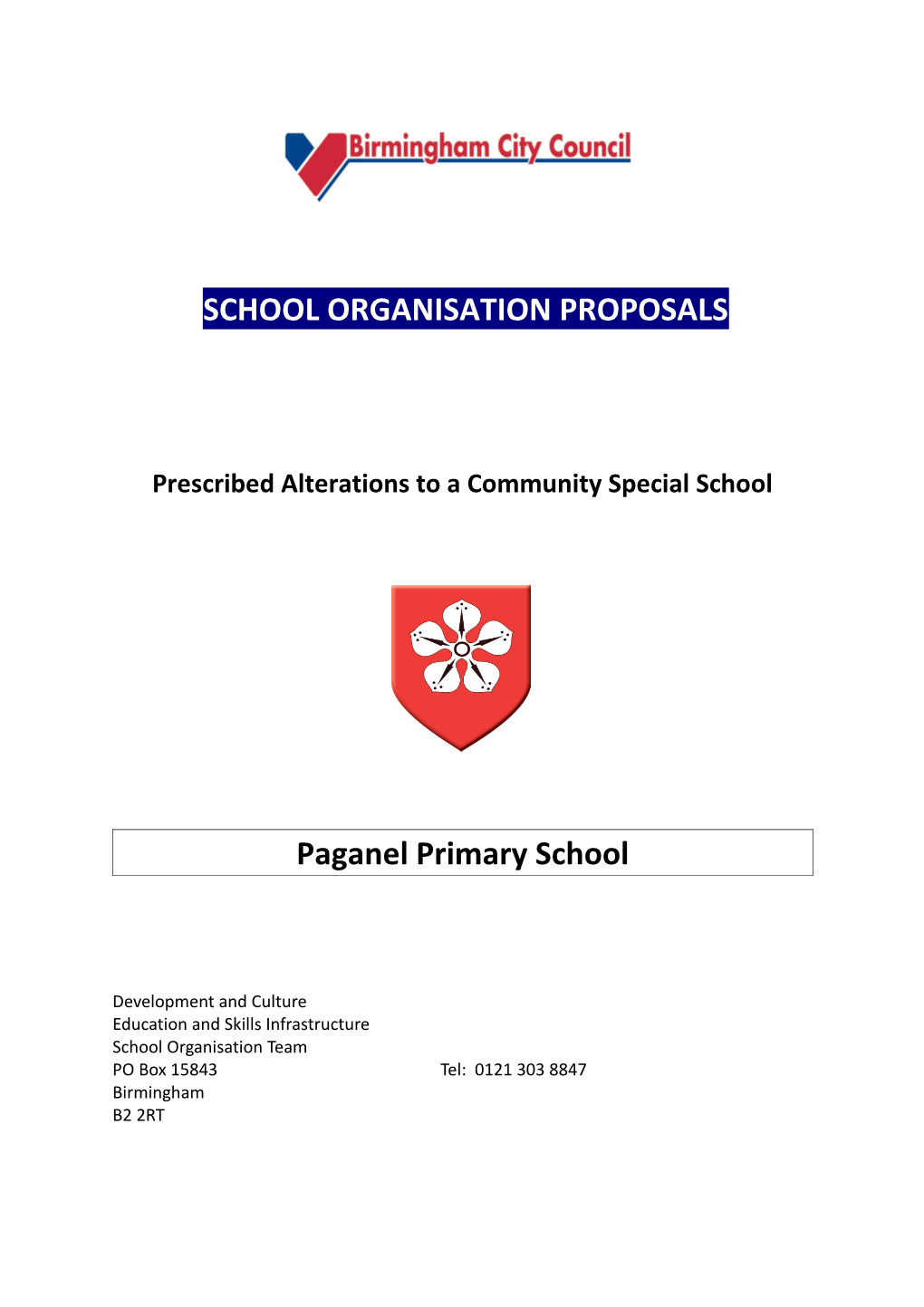 Prescribed Alterations to a Community Special School