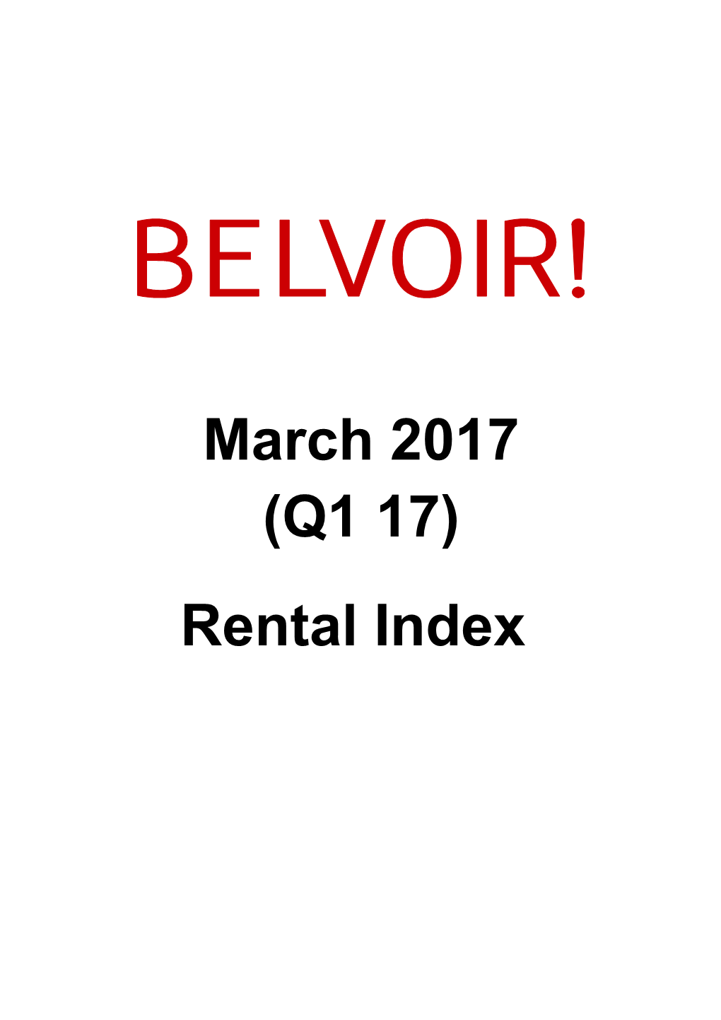 National Rental Trends