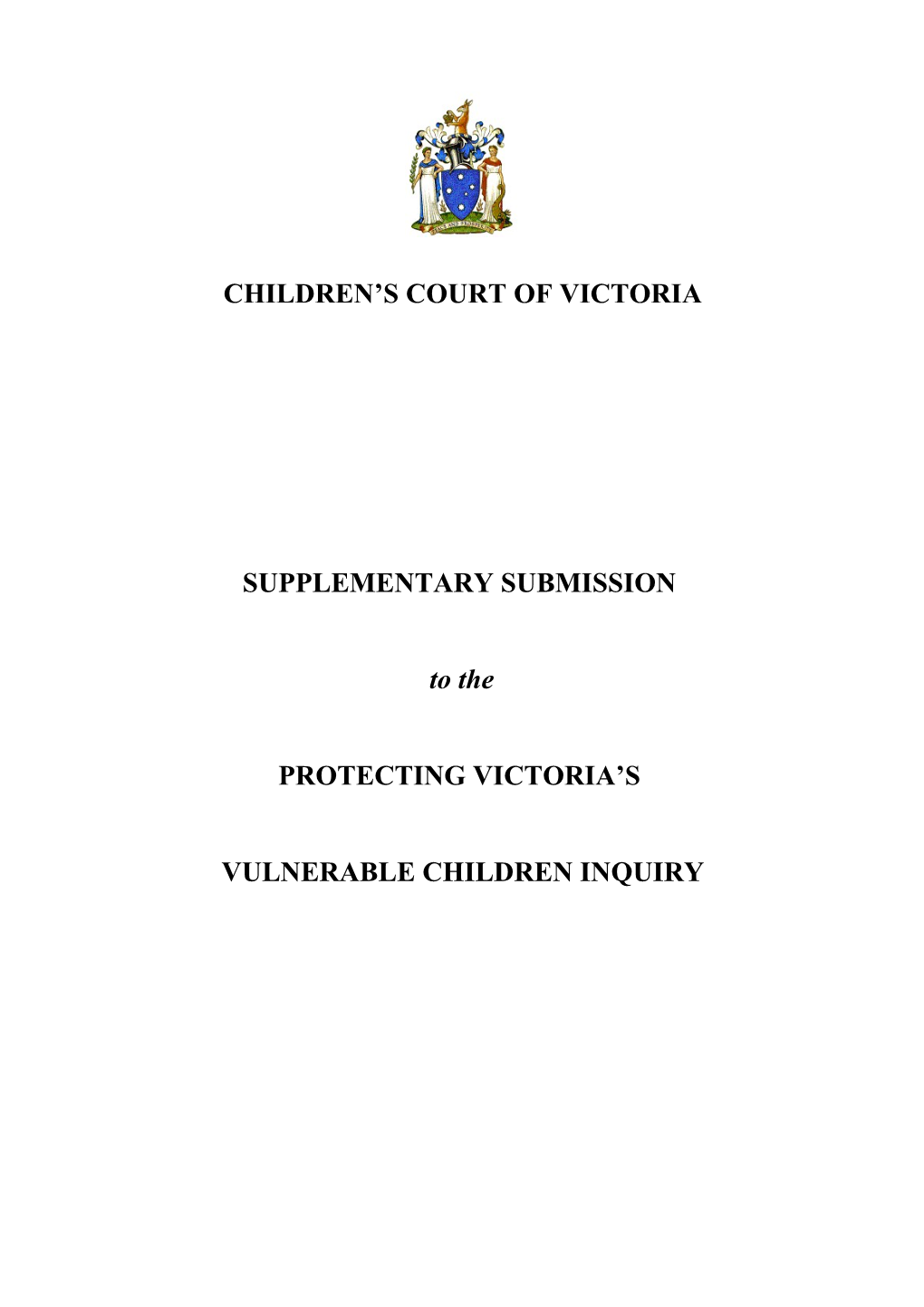 Childrens Court of Victoria