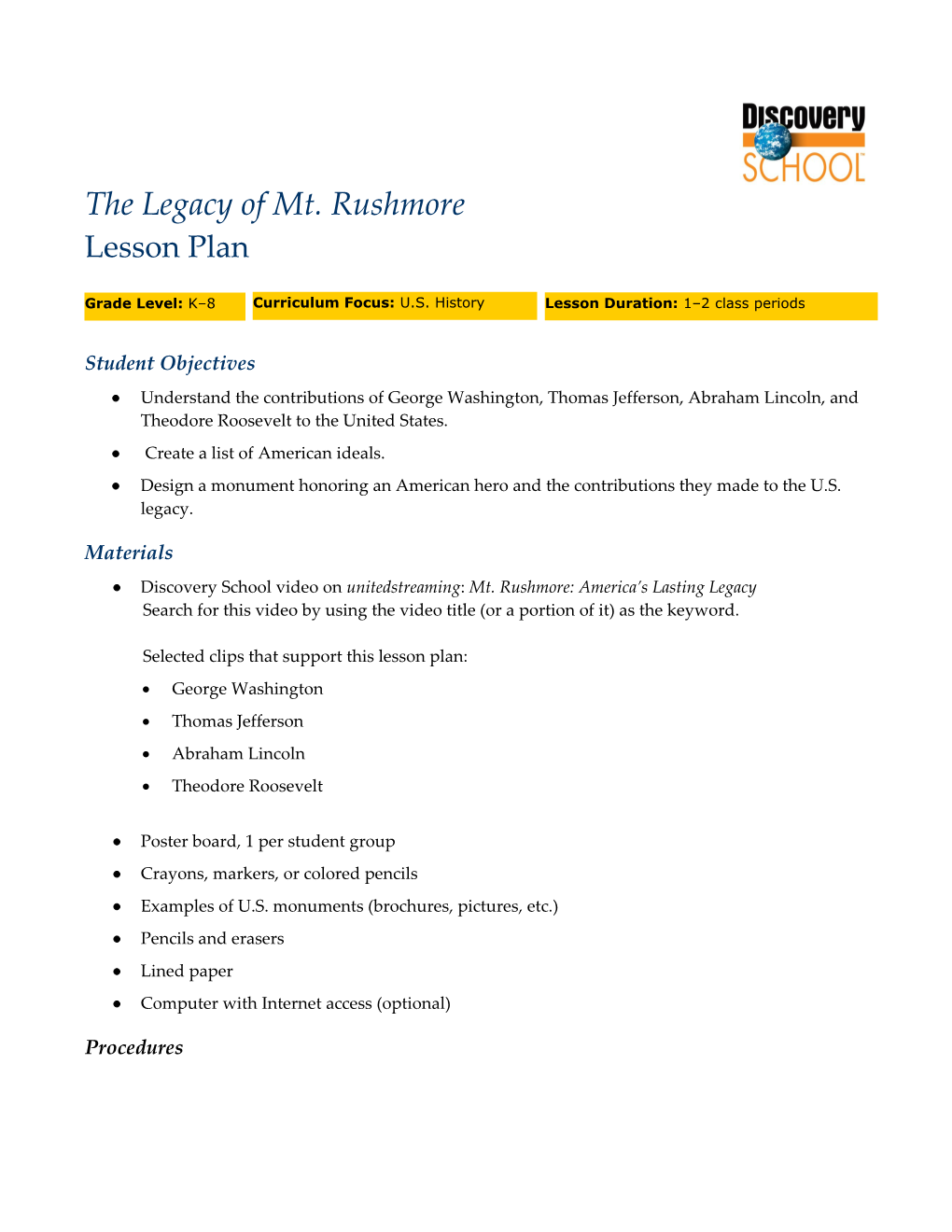 The Legacy of Mt.Rushmore1