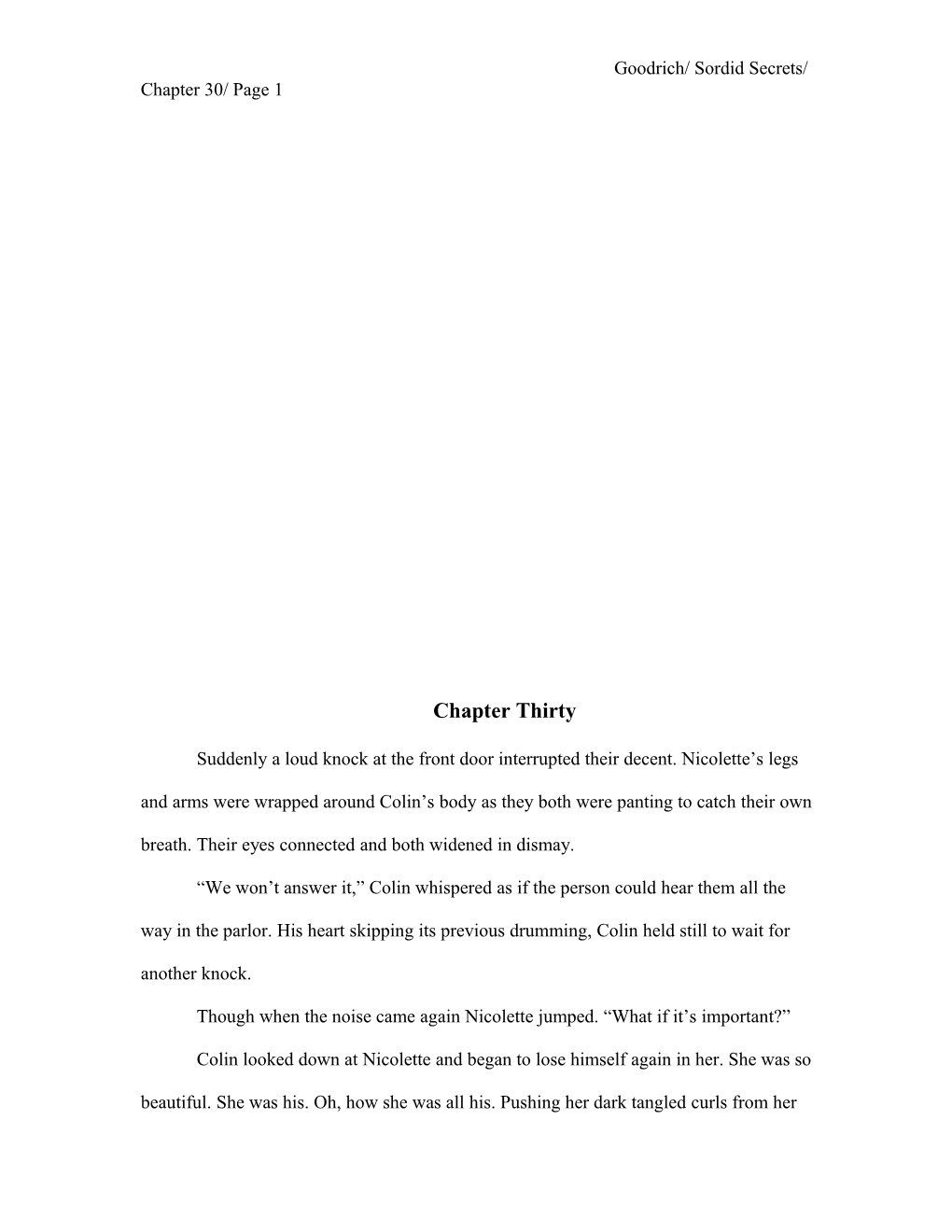 Goodrich/ Sordid Secrets/ Chapter 30/ Page 1